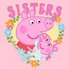 Girls Peppa Pig Lovely Sisters T Shirt - 2 of 4
