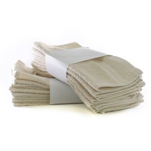 BC BARE COTTON Washcloth 100% Cotton 12 X 12 Inches - 1 of 2