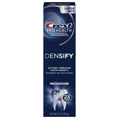 Crest Pro-Health Densify Toothpaste, 5.3 oz, Anticavity, Antibacterial Fluoride Toothpaste, Whitening, Enamel Protection, Plaque Control