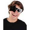 HalloweenCostumes.com One Size Fits Most   KISS Starchild Costume Glasses | KISS Costume Accessories, White/Black - 2 of 4
