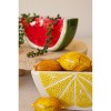 Yellow Lemon Wedge Ceramic Pot – 4" Tall Planter Set of 2 by Kalalou - 2 of 3