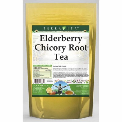 TerraVita Elderberry Chicory Root Tea (50 tea bags, ZIN: 551322, 3-Pack)