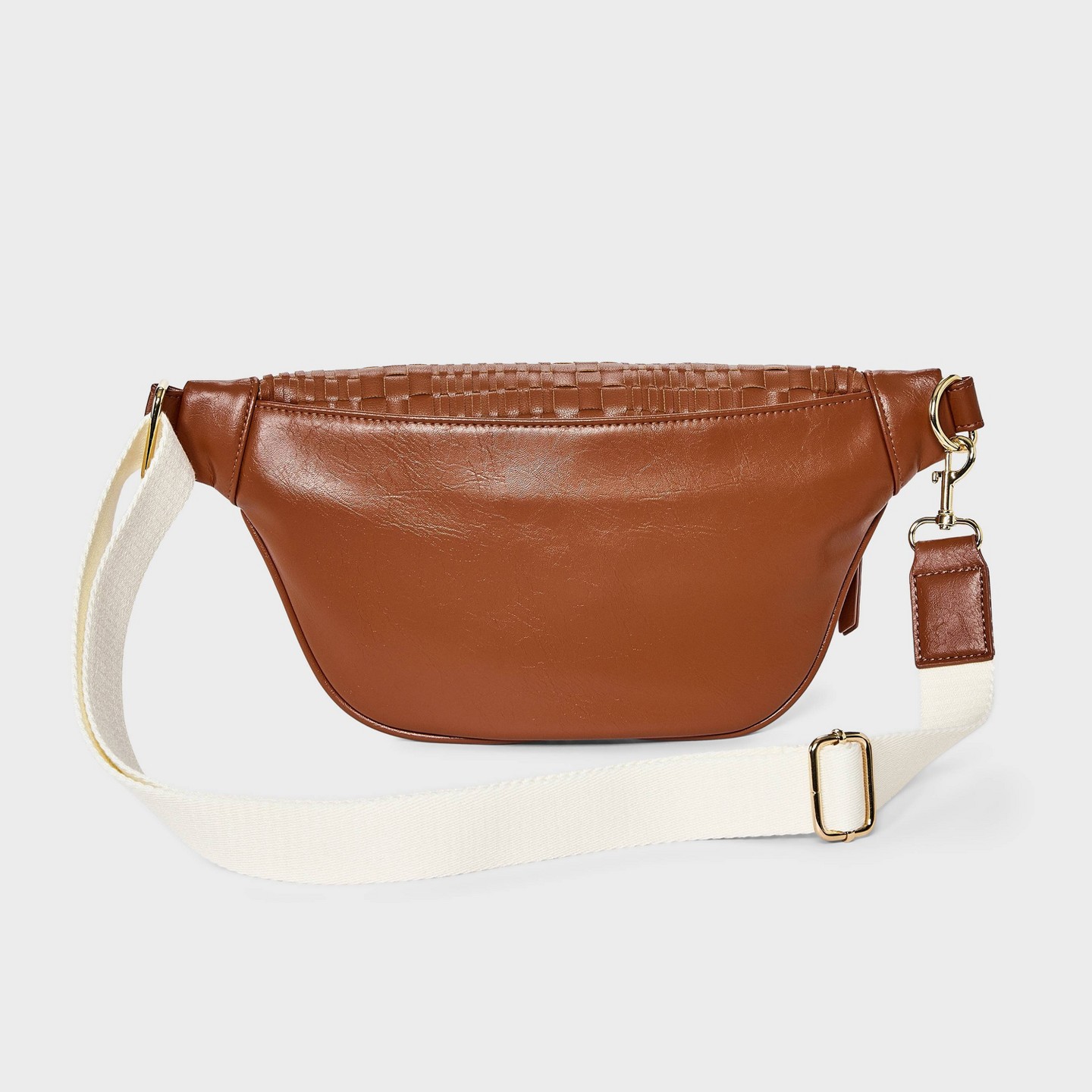 Плетёная сумка Universal Thread Modern Belt, Brown, цвет: Коричневый — фото 3