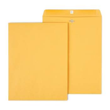 MyOfficeInnovations Clasp Envelopes 12" x 15-1/2" Brown Kraft 100/Box (472902/19273)