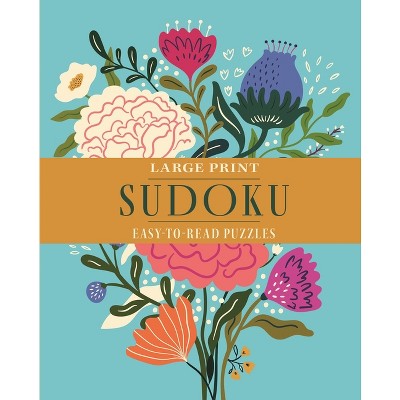 Large Print Sudoku - by  Eric Saunders (Paperback)