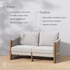 Nathan James Jagger Outdoor Loveseat Gray - 3 of 4
