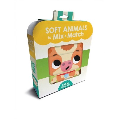 Soft Animals to Mix & Match Farm Animals - by  Little Genius Books (Bath Book)