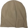 Sunnydaze Outdoor Heavy-Duty Steel Firewood Log Hoop Storage Rack with Weather-Resistant PVC Log Hoop Cover - 3 of 4