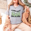 Simply Sage Market Women's Be Jolly Checkered Tree Short Sleeve Graphic Tee - 2 of 4