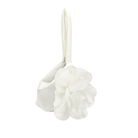 Сумки INSPIRE CHIC Flower Clutch Purse for Women Wristlet Handbag for Formal Prom Party Wedding White 7.5*2.4*6.3 inches
