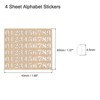 Unique Bargains 3D Small Self-Adhesive 0 to 9 Number Resin Sticker 4 Sheets - 2 of 4