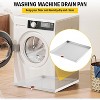 Washing Machine Pan, Heavy Duty 304 Stainless Steel Washing Machine Tray with 4 Pcs Anti-Vibration Washing Machine Feet, Washer Pan - 3 of 4