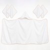 American Soft Linen Turkish Baby Toddler Hooded Bath Towel Set, 100% Cotton Soft Fluffy Baby Toddler Hooded After Shower Towels - 2 of 4