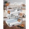 2 Pack Electric Chafing Dishes Buffet Set, 9 QT Stainless Steel Roll Top Catering Chafer Server Food Warmer with Cover for Party Wedding Banquet - 4 of 4
