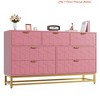 Entryway 7 Drawer Dresser for Bedroom, 53.5" Large Dresser w/ Metal Legs, Modern Chest Organizer w/Wide Storage, Chest of Drawers - 2 of 4