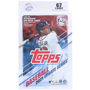 Topps MLB 2021 Topps Baseball Update Series Hanger Pack | 67 Cards - 1 of 2
