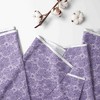 Bacati - Isabella Paisley Aqua/Lilac/Purple 3 Layer Crib/Toddler Bed Skirt - image 3 of 4