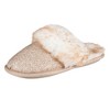 Jessica Simpson Girl's Micro-Suede Scuff Slippers - 3 of 4