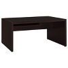 3pc Skeena Office Desk Set Cappuccino - Coaster - 3 of 4