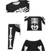 cheibear Halloween Long Sleeve Family Matching Sleepwear Party Cosplay Pajama Set Black Women's Medium - 4 of 4