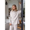 Women's Loungewear Turtleneck Sweater - SKEMO - 2 of 3