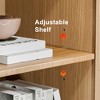 MAYEERTY Natural Wood Grain Storage Cabinet Set - 3 of 4