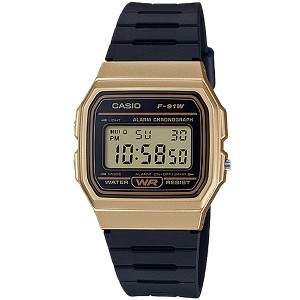 Casio Men's Classic Digital Watch with Gold Case - F-91WM-9ACF - 1 of 2