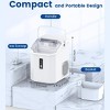 ZAFRO Nugget ZAFRO Ice Maker Countertop, Chewable Nugget Ice Cubes Machine, Quick Ice Making 34Lbs/Day, Self-Cleaning - 3 of 4