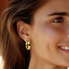 Ross-Simons Italian 14kt Yellow Gold Oval Hoop Earrings - 2 of 3