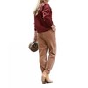 Women's Corduroy Cuffed Pants - 42POPS - 2 of 2