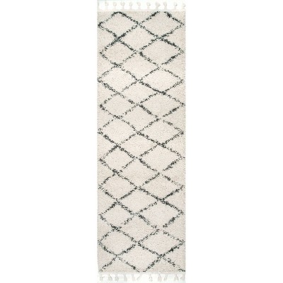 Nuloom Jessie Moroccan Lattice Tassel Indoor Area Rug