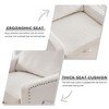 PAGED Modern Accent Chair, Living Room Chair with Armrests and Wooden Frame, Reading Chair for Bedroom, Living Room Furniture - 4 of 4