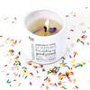 Pavilion Gift Company - February - 11 oz - 100% Soy Wax Reveal Candle with Birthstone Scent: Tranquility - Flame Candles - 2 of 4