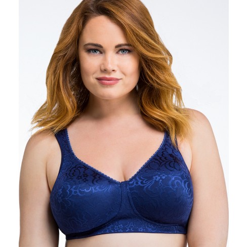 Playtex Women's 18 Hour Ultimate Lift and Support Wire-Free Bra - 4745 42DD  Blue Velvet