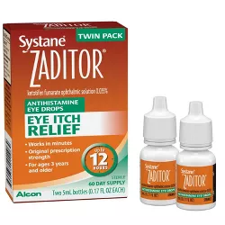 Zaditor Antihistamine Eye Drops for Eye Itch Relief - 0.34 fl oz