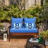 ARTPLAN Patio Deep Seating Loveseat Cushions All Weather Chair Outdoor Cushions Set of 5 for Patio Outdoor Furniture - 2 of 2