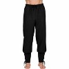 Joyfy Halloween Costume Men Ankle Banded Pirate Long Pants Medieval Renaissance Costume Pants Viking Costume Bottoms for Halloween Dress Up Party - 2 of 4