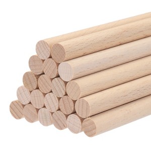 Unique Bargains Arts Garden Christmas Decoration Round Natural Wood Sticks 20 Pcs - 1 of 4