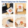 Avery Light Fabric Transfers for Inkjet Printers 8 1/2 x 11 White 12/Pack 3275 - 4 of 4