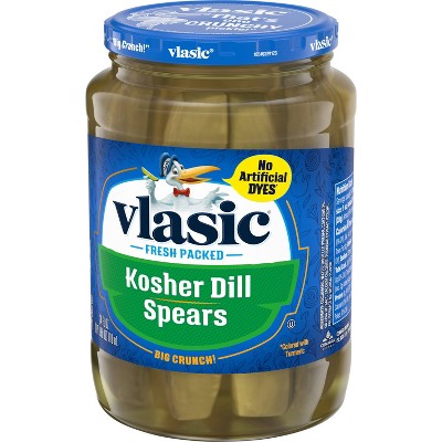 Vlasic Kosher Dill Pickle Spears - 24 Fl Oz : Target