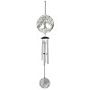 Woodstock Wind Chimes Signature Collection, Woodstock Flourish Chime, 18" Tree of Life Silver Wind Chime FLTL - 3 of 4