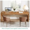 GDFStudio Peyton Farmhouse 78.74" Long Wooden Computer Desk - 4 of 4