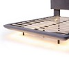 Queen Upholstered Bed with Sensor Light, Large Backrests & USB/Sockets - Stylish & Tech-Savvy - 3 of 4