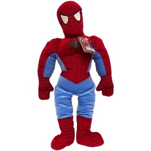 Jay Franco Marvel Spiderman Ultimate 26” Pillowtime Pal, Super Soft 100% Polyester Stuffed Plush Buddy Toy, Collectible, Kids Gift, Blue, 26"x7"x4" - 1 of 4