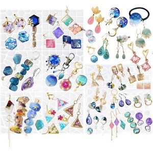 JDICTION 2-Piece Cabochon Resin Mold Set For Mosaic Tile Epoxy Casting And Jewelry Making - 1 of 4