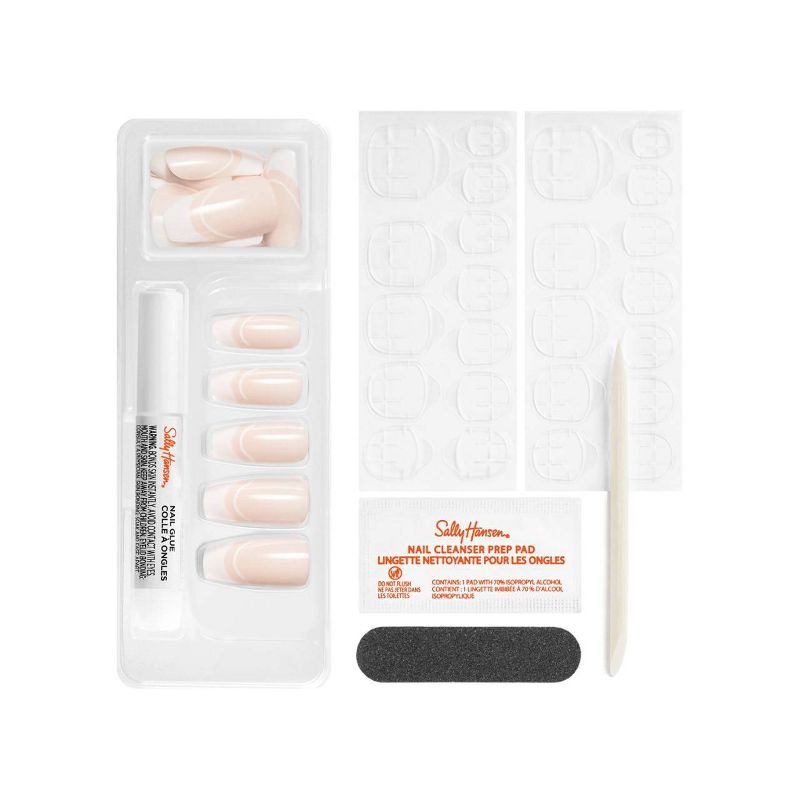 Sally Hansen Salon Effects Perfect Manicure Press-On Nails Kit - Coffin - On Pointe - 24ct, 4 of 7