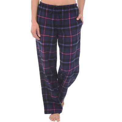 purple flannel pants