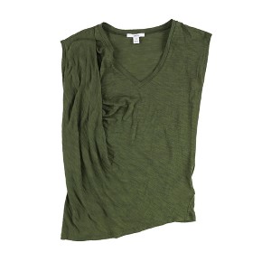 bar III Womens SS Twist Slub Basic T-Shirt - 1 of 2