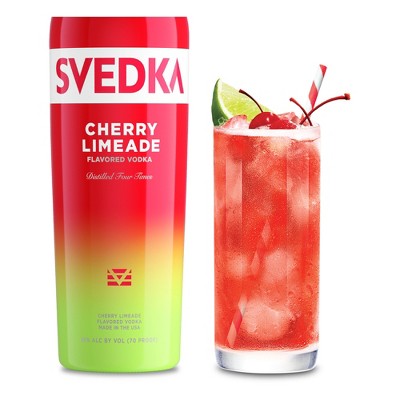 SVEDKA Cherry Limeade Flavored Vodka - 750ml Bottle