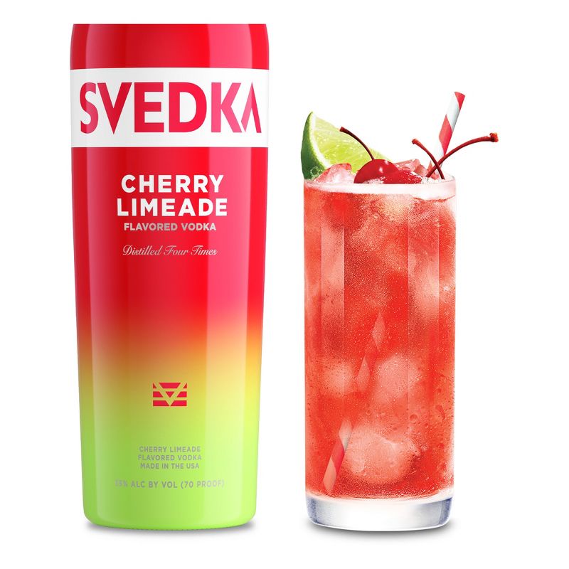 SVEDKA Cherry Limeade Flavored Vodka - 750ml Bottle, 1 of 8